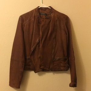 Brand new with tags Ralph Lauren leather jacket